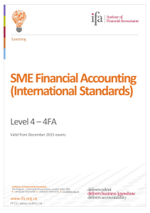 SME Financial Accounting (International Standards)