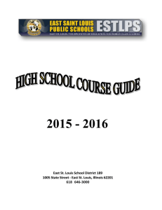High School Course Guide - East St. Louis School District 189