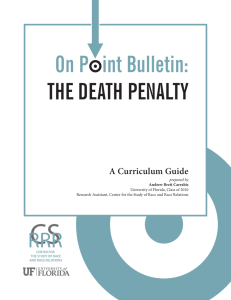 On P int Bulletin: THE DEATH PENALTY