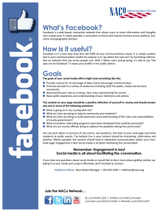 What's Facebook? How is it useful? Goals