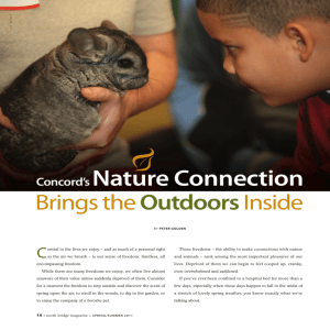 Concord's Nature Connection Brings the
