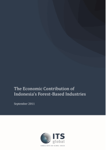 The Economic Contribution of Indonesia's Forest