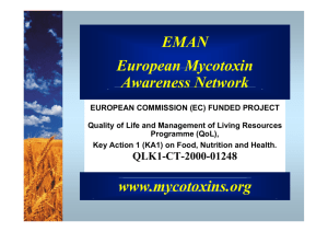 European Mycotoxins Awareness Network (EMAN) - myco