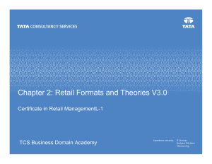 Chapter 2: Retail Formats and Theories V3.0