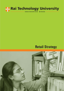 Retail Strategy - Department of Higher Education