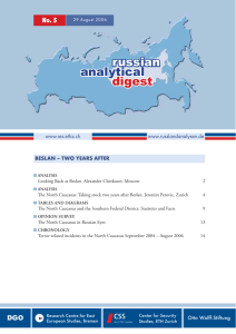 Russian Analytical Digest No. 5 - Center for Security Studies | ETH