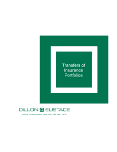 Transfers of Insurance Portfolios