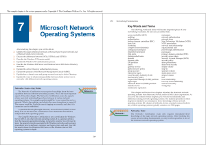 Microsoft Network Operating Systems 7 - Goodheart