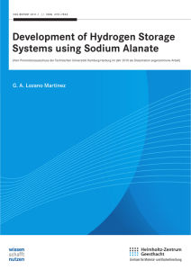 Development of Hydrogen Storage Systems using Sodium