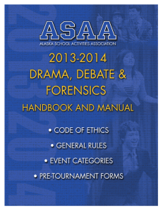 DDF Handbook - Alaska School Activities Association
