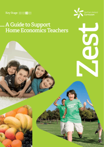 A Guide to Support Home Economics Teachers