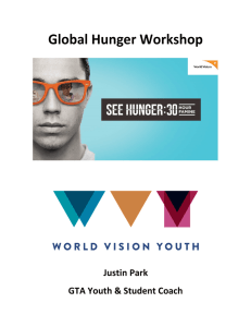 Global Hunger Workshop - Global Learning Partners