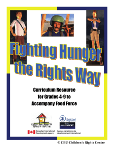Fighting Hunger the Rights Way
