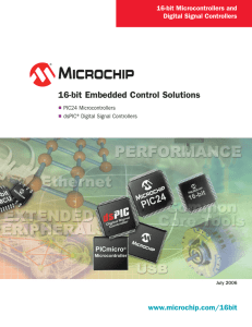 16-bit Embedded Control Solutions