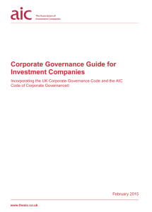 Corporate Governance Guide for Investment Companies