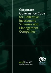 Corporate Governance Code for Collective Investment Schemes