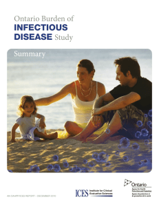 Executive summary: Ontario Burden of Infectious Disease Study