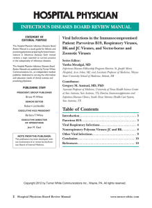Table of Contents INfeCTIOus dIseases BOaRd ReVIew MaNual