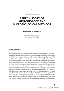early history of microbiology and microbiological
