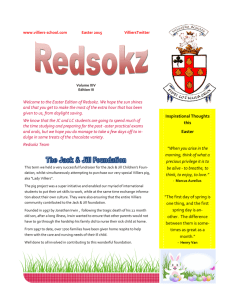 the Easter Edition of Redsokz. We hope the sun
