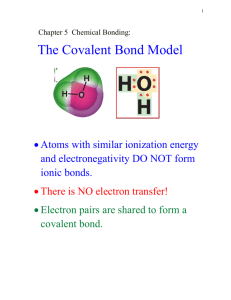 Chapter 5 Chemical Bonding