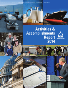 Activities & Accomplishments Report 2014