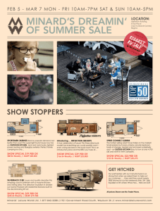 show stoppers - Minards Leisure World