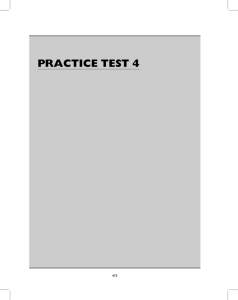 practice test 4 - McGraw-Hill: Online Practice Plus