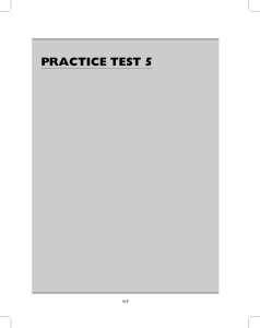practice test 5 - McGraw-Hill: Online Practice Plus