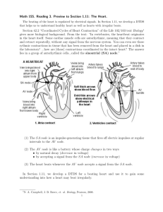 Math 155. Reading 3. Preview to Section 1.11: The Heart. Section