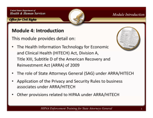 Module 4 - HHS HIPAA Training for State Attorneys General