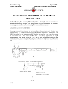 elementary laboratory measurements
