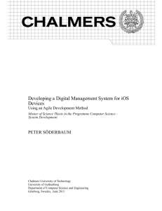 Developing a Digital Management System for iOS Devices