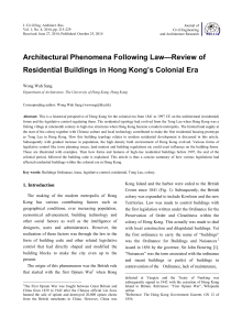 Architectural Phenomena Following Law—Review of Residential