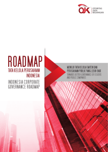 roadmap tata kelola perusahaan indonesia