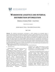 warehouse logistics and internal distribution