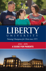 Liberty Guide - UniversityParent