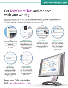 Get TechCommClass and connect with your writing.
