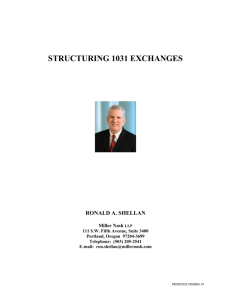Structuring 1031 Exchanges