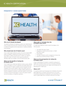 ic health certification