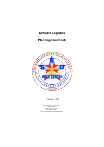 Software Logistics Planning Handbook