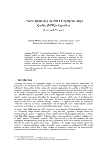 Towards Improving the NIST Fingerprint Image Quality (NFIQ