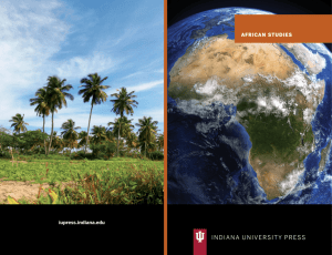 african studies - Indiana University Press