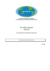 APEC Manual - Washington Accord