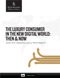 the luxury consumer in the new digital world: then & now