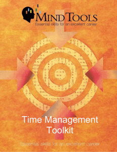 Mind Tools Time Management Toolkit