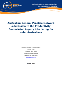 Submission 295 - Australian General Practice Network