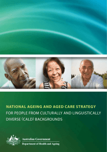 national ageing and aged care strategy for people from