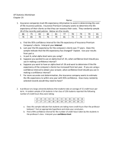 AP Statistics Worksheet Example Problems Chapter 23