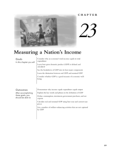 Measuring a Nation's Income